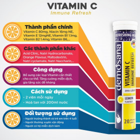 Vien bo sung vitamin C Demosana tang cuong suc de khang
